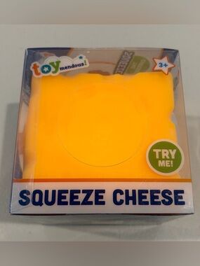 Squeeze Cheese Squishy Toymendous Cheese Squeezy New In Box